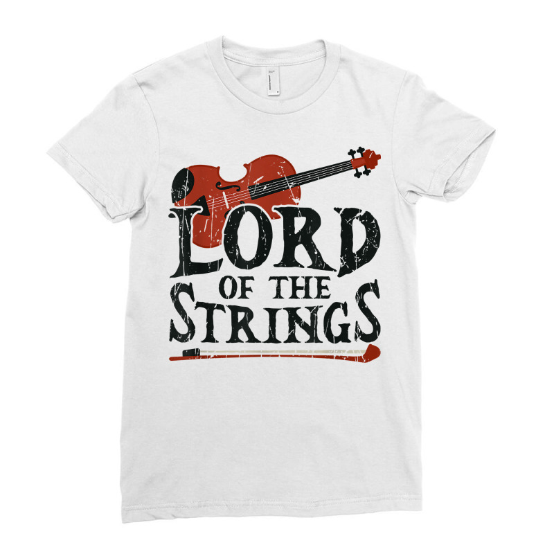 Lord Of The Strings   Strings T Shirt Ladies Fitted T-Shirt by gswarnkab | Artistshot