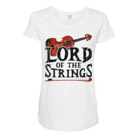 Lord Of The Strings   Strings T Shirt Maternity Scoop Neck T-shirt | Artistshot