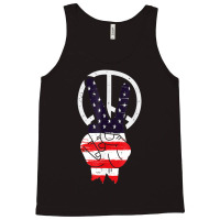 Hot Trend Fourth 4th Of July American Flag Peace Tank Top | Artistshot