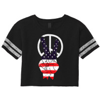 Hot Trend Fourth 4th Of July American Flag Peace Scorecard Crop Tee | Artistshot