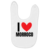 I Love Morroco Moroccan Moroccans Marrakech Rabat Meknes T Shirt Baby Bibs | Artistshot