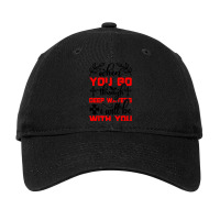 Trending When You Go Through Deep Waters I'll Be With You Adjustable Cap | Artistshot