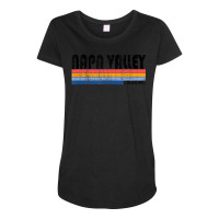 Vintage 70s 80s Style Napa Valley, California Maternity Scoop Neck T-shirt | Artistshot