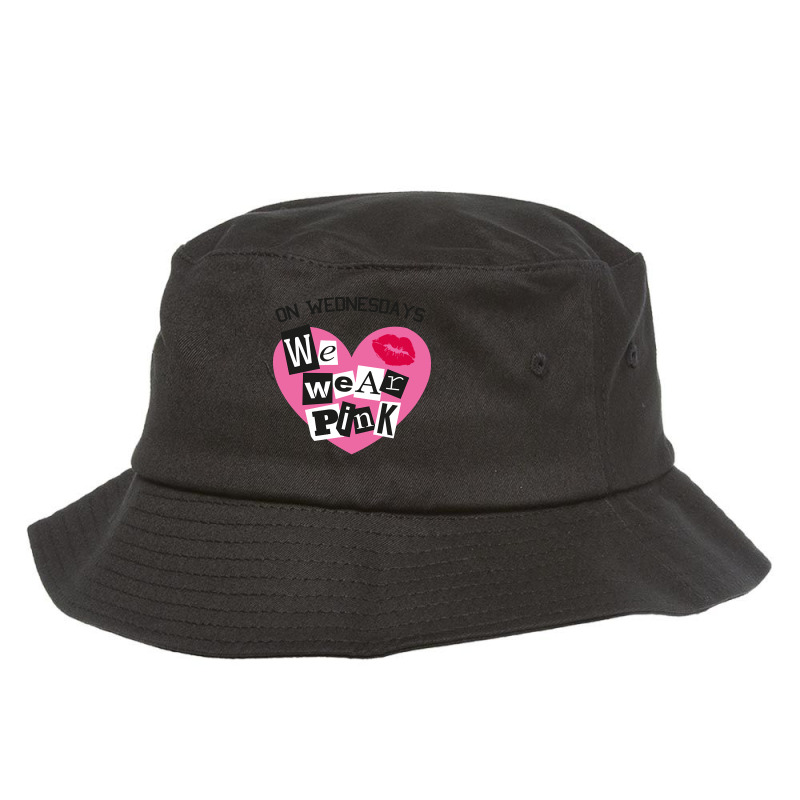 Hot Trend On Wednesdays We Wear Pink Burn Book Font Shirt Bucket Hat by bummercaught | Artistshot