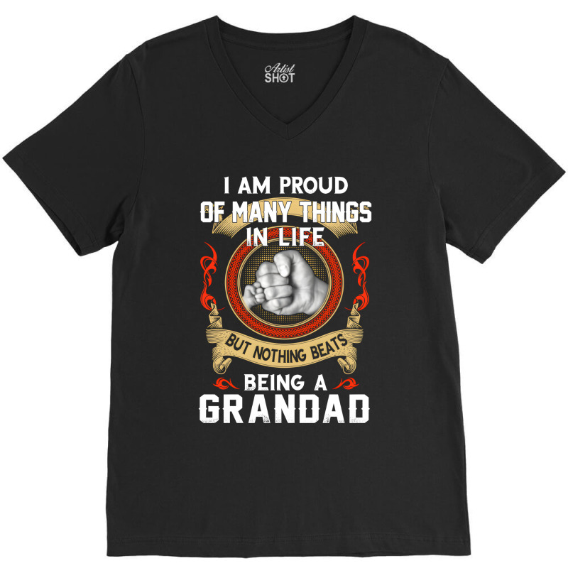 Trending Being A Grandad V-neck Tee | Artistshot