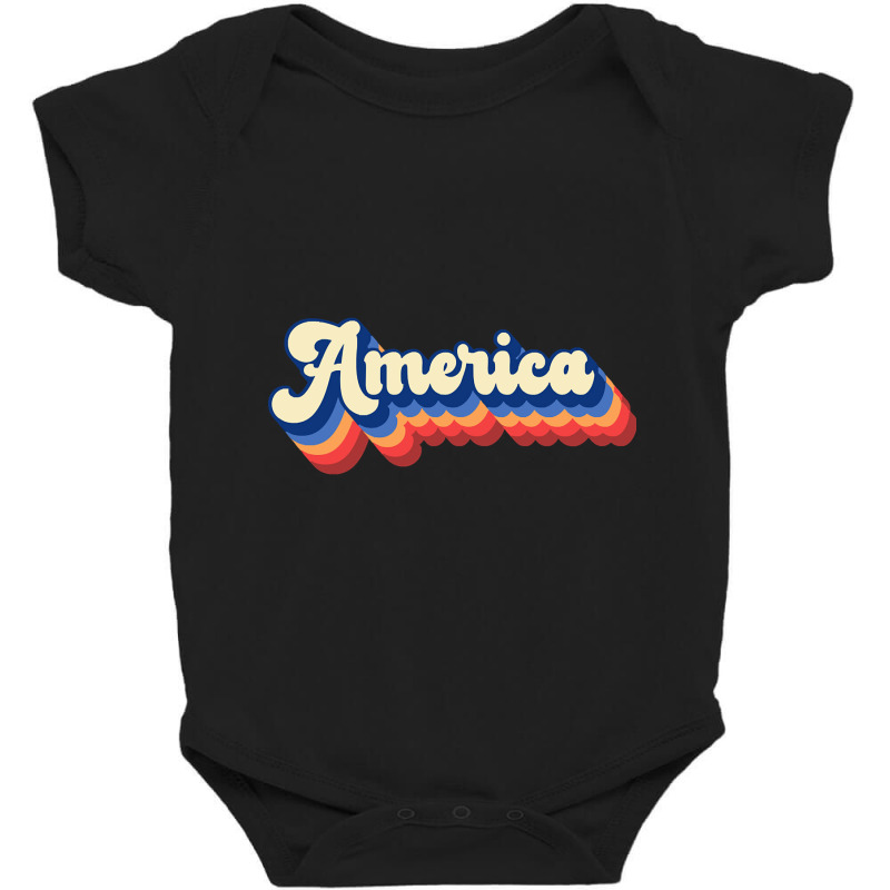 Hot Trend America Retro-21l7o Baby Bodysuit by Milne Charlton | Artistshot