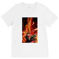 Tanjiro Kamado4 V-neck Tee | Artistshot