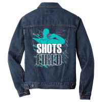 Shots Fired   Track And Field T Shirt Men Denim Jacket | Artistshot