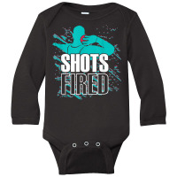 Shots Fired   Track And Field T Shirt Long Sleeve Baby Bodysuit | Artistshot