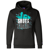 Shots Fired   Track And Field T Shirt Champion Hoodie | Artistshot