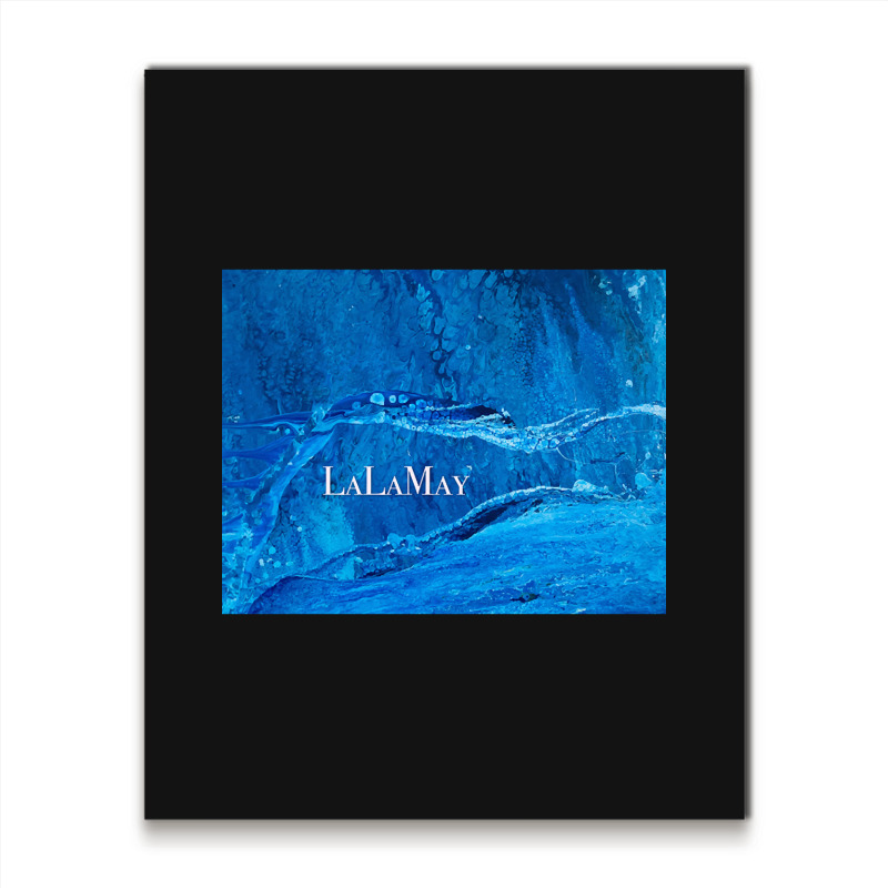 Hot Trend Sapphire Blue Metal Print Vertical | Artistshot