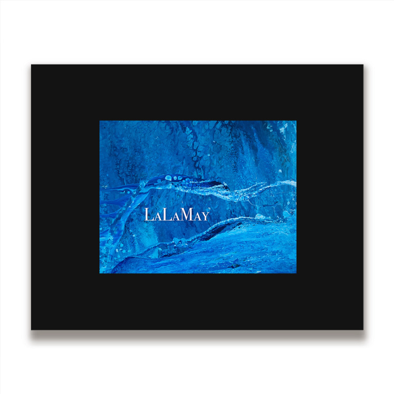 Hot Trend Sapphire Blue Metal Print Horizontal | Artistshot