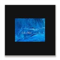 Hot Trend Sapphire Blue Metal Print Square | Artistshot