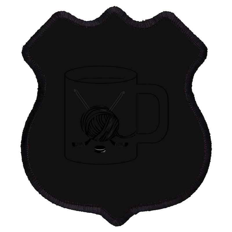 Trending Hockey-coffee-crochet Oh My Shield Patch | Artistshot