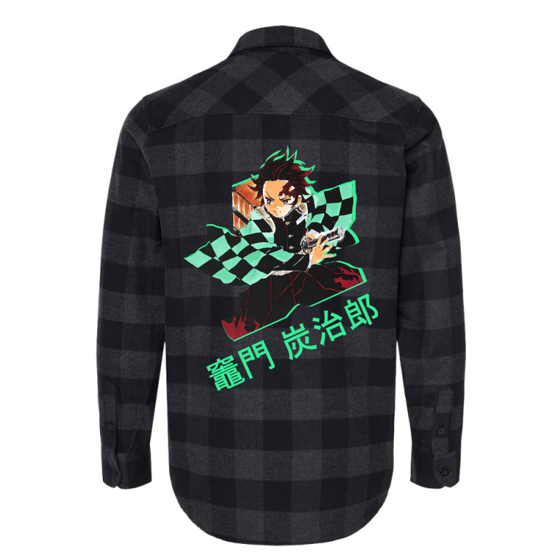 Demon Killer Tanjir0 3 Flannel Shirt by basheebikuvan | Artistshot