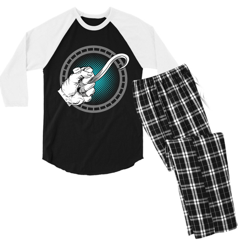 Longshoreman Gifts Ilwu Proud Union Hook Fist Premium T Shirt Men's 3/4 Sleeve Pajama Set | Artistshot