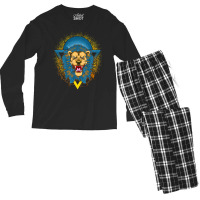 Limited Edition African Zoo Animal Safari Retro Lion Men's Long Sleeve Pajama Set | Artistshot