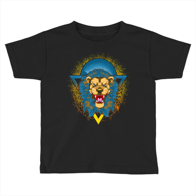 Limited Edition African Zoo Animal Safari Retro Lion Toddler T-shirt by Ledford Leslie | Artistshot