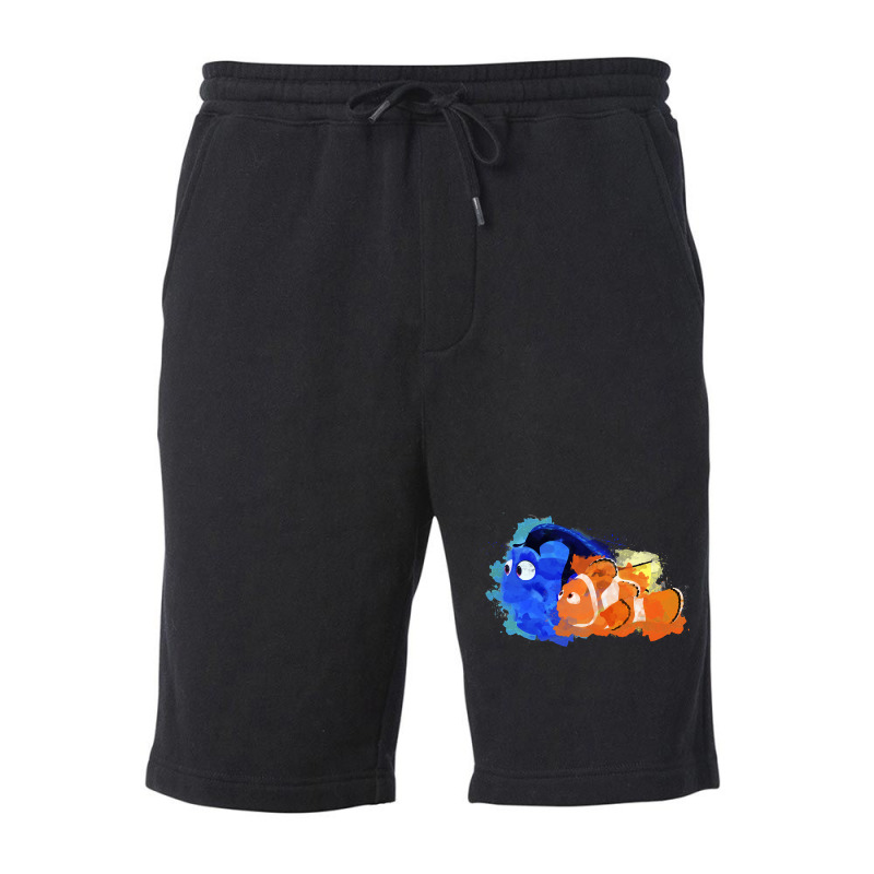 Anniversary Gift Finding Nemo Blue Gifts For Music Fan Fleece Short | Artistshot