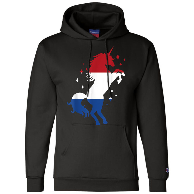 Proud Unicorn Netherlands Roots Holland Dutch Flag T Shirt Champion Hoodie | Artistshot