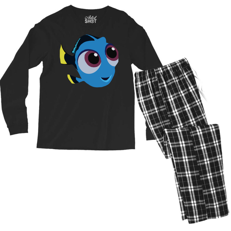 Best Bet To Grow Finding Nemo Blue Apply These Secret Men's Long Sleeve Pajama Set | Artistshot