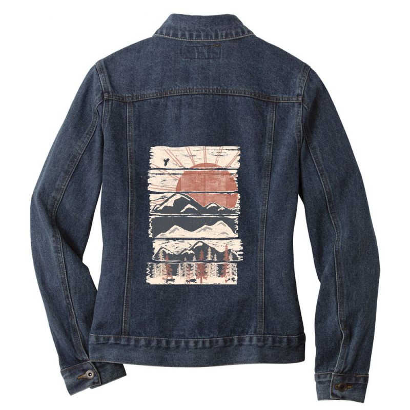 Winter Pursuits... Ladies Denim Jacket by SherryMorehart | Artistshot