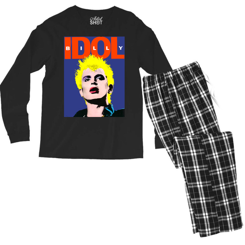 Limited Edition 80s Idol Men's Long Sleeve Pajama Set by webberkyla | Artistshot