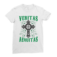 St Patricks Day Irish Veritas Aequitas Ireland Ladies Fitted T-shirt | Artistshot