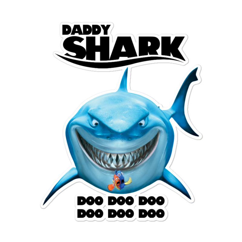 Daddy Shark   Finding Nemo Sticker | Artistshot