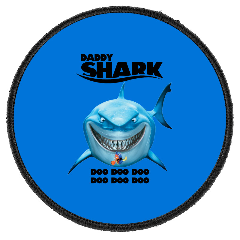 Daddy Shark   Finding Nemo Round Patch | Artistshot