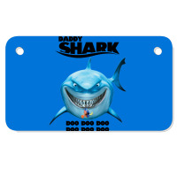 Daddy Shark   Finding Nemo Motorcycle License Plate | Artistshot