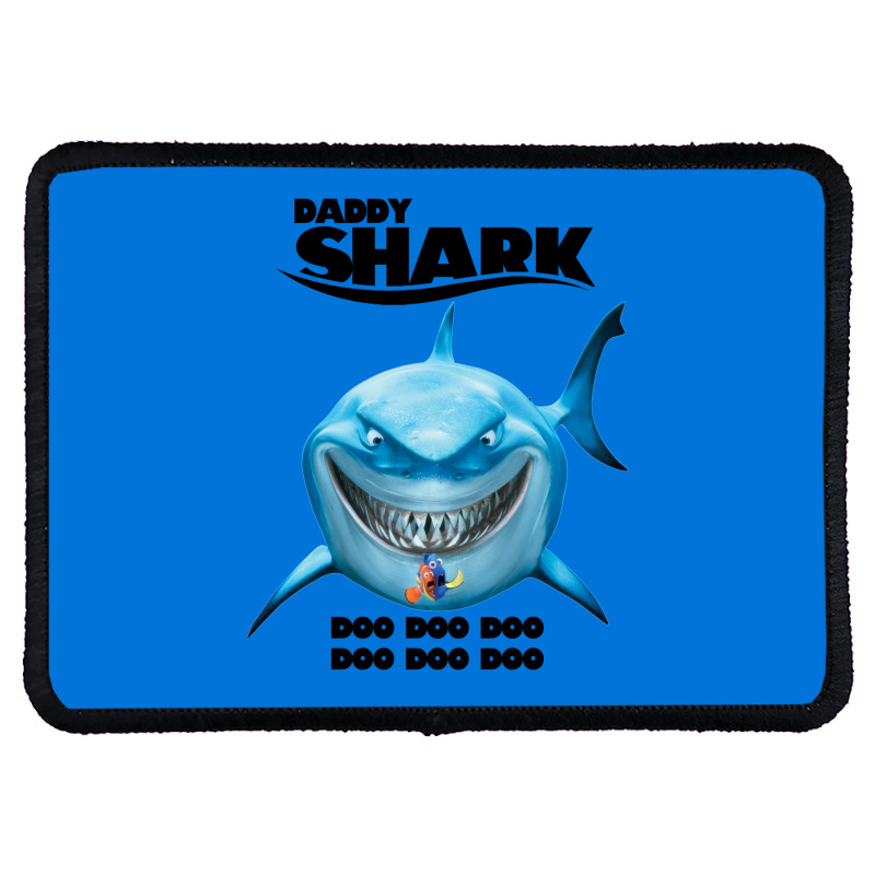 Daddy Shark   Finding Nemo Rectangle Patch | Artistshot