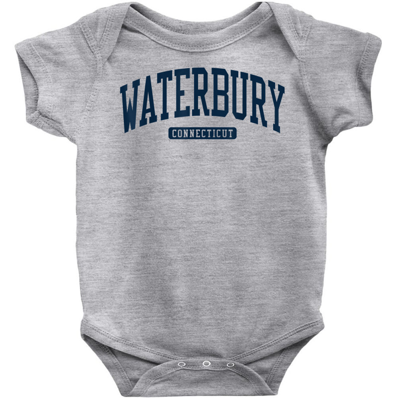 Waterbury Connecticut Ct College University Style Navy T Shirt Baby Bodysuit by deemerx8lmshare | Artistshot