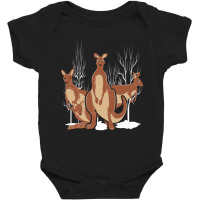 Limited Edition Australian Animal Marsupial Australia Outback Kangaroo Baby Bodysuit | Artistshot