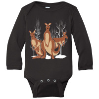 Limited Edition Australian Animal Marsupial Australia Outback Kangaroo Long Sleeve Baby Bodysuit | Artistshot