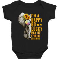 Sunshine Sunflower Positive Quote Elephant Gift Women Girl Pullover Baby Bodysuit | Artistshot