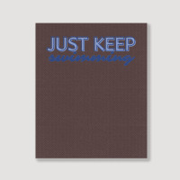 Just Keep Swimming   Finding Nemo Portrait Canvas Print | Artistshot