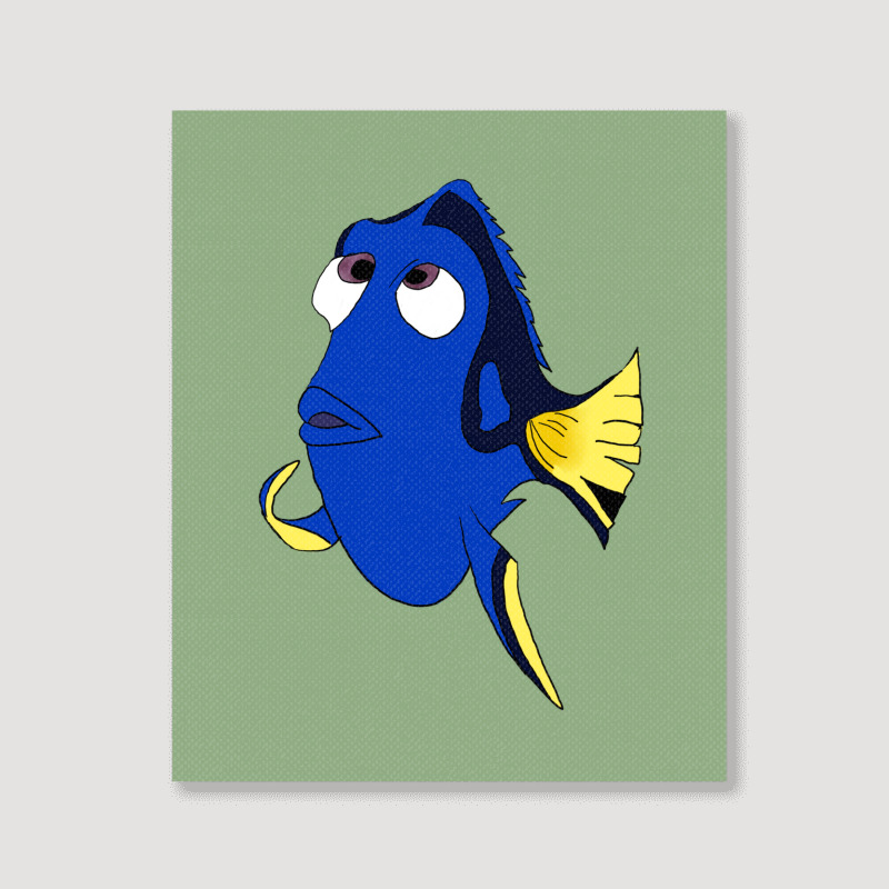 Dory  Finding Nemo Portrait Canvas Print | Artistshot