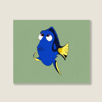 Dory  Finding Nemo Landscape Canvas Print | Artistshot