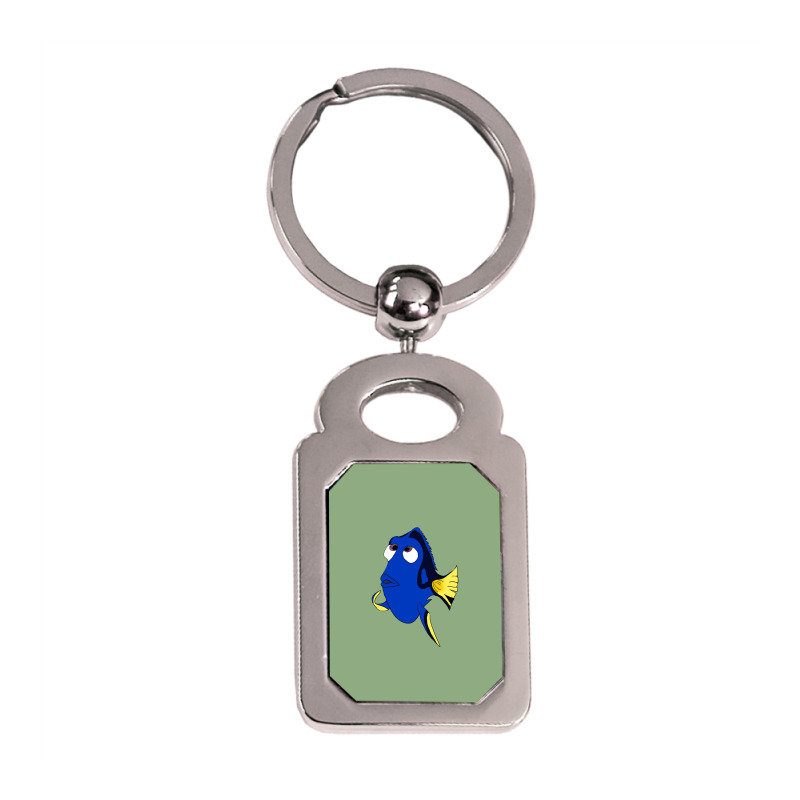 Dory  Finding Nemo Silver Rectangle Keychain | Artistshot