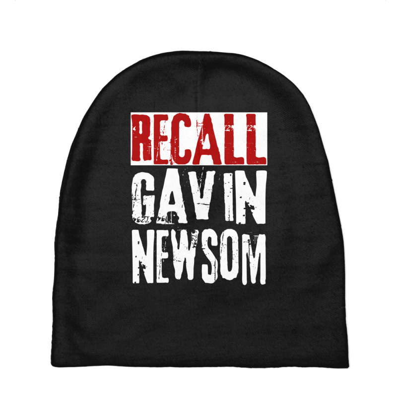 Trending Recall Gavin Newsom Anti Ca California Governor Gavin Newsom Baby Beanies by bummercaught | Artistshot