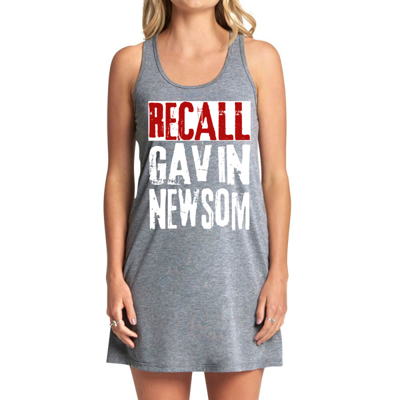 Trending Recall Gavin Newsom Anti Ca California Governor Gavin Newsom Tank Dress by bummercaught | Artistshot