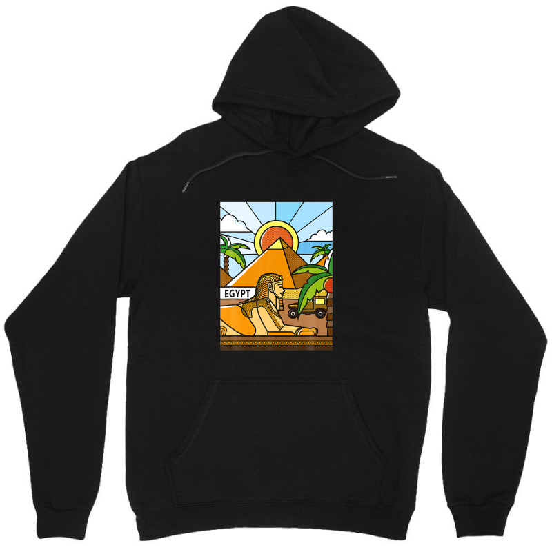 Old Egypt Ancient Egyptian Sphinx & Pyramids Xmas Halloween Unisex Hoodie | Artistshot