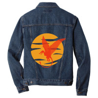 Hot Trend Flying Pterosaur Men Denim Jacket | Artistshot