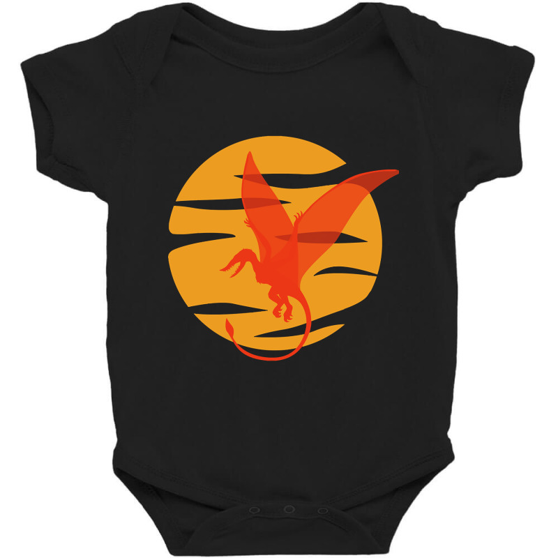 Hot Trend Flying Pterosaur Baby Bodysuit | Artistshot