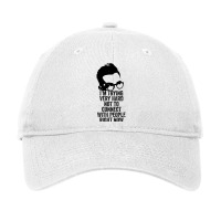 I M Trying Very Hard Not To Connect With People Right Now Adjustable Cap | Artistshot