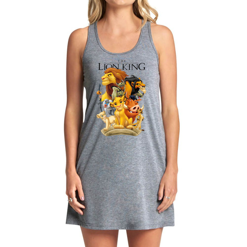 Lion King Pride Land Characters Tank Dress by Min09 | Artistshot