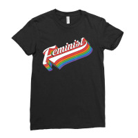 Trending Retro Feminist 70s Style Vintage Feminism Girl Power Ladies Fitted T-shirt | Artistshot