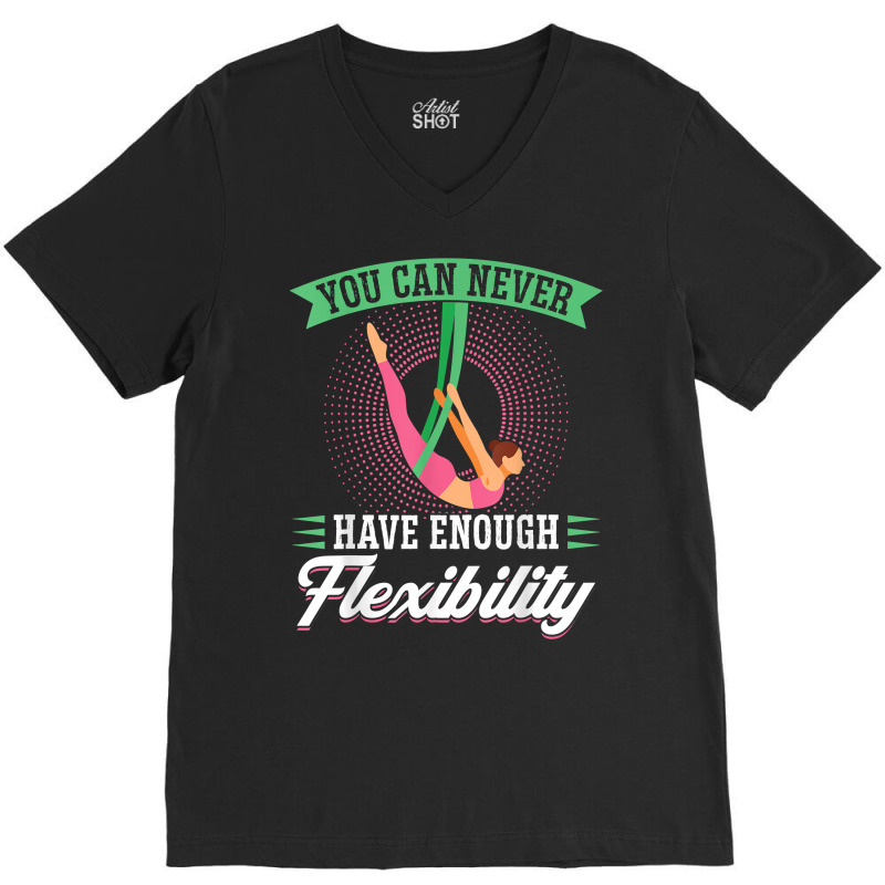 You Can Never Have Enough Flexibility   Aerialist T Shirt V-Neck Tee by j83tytler | Artistshot