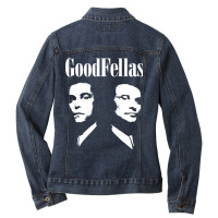 Hot Trend Joe Pesci Vintage Movie Art Two Faces Ladies Denim Jacket | Artistshot